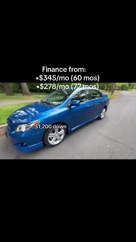 2009 Toyota Corolla XRS