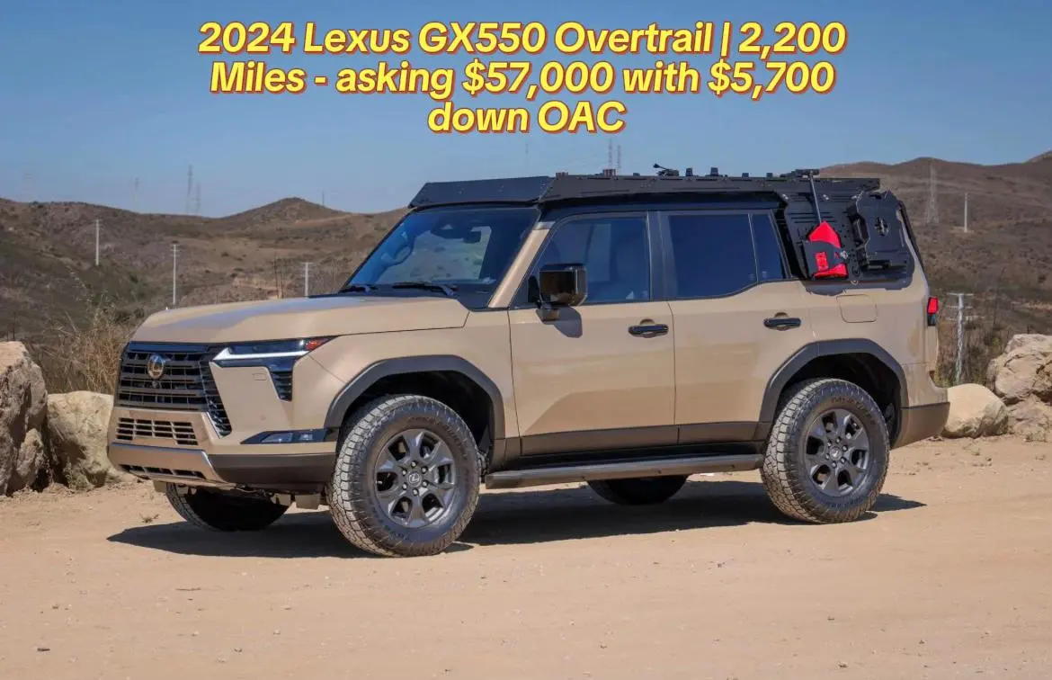 2024 Lexus GX550 Overtrail is