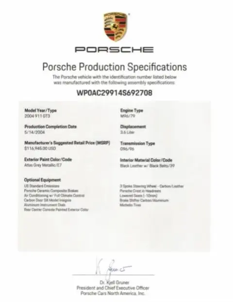 2004 Porsche 911 GT3 — photo 8