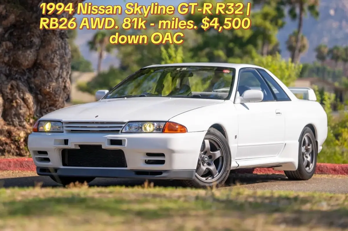 1994 Nissan Skyline GT-R (R32) — Crystal White