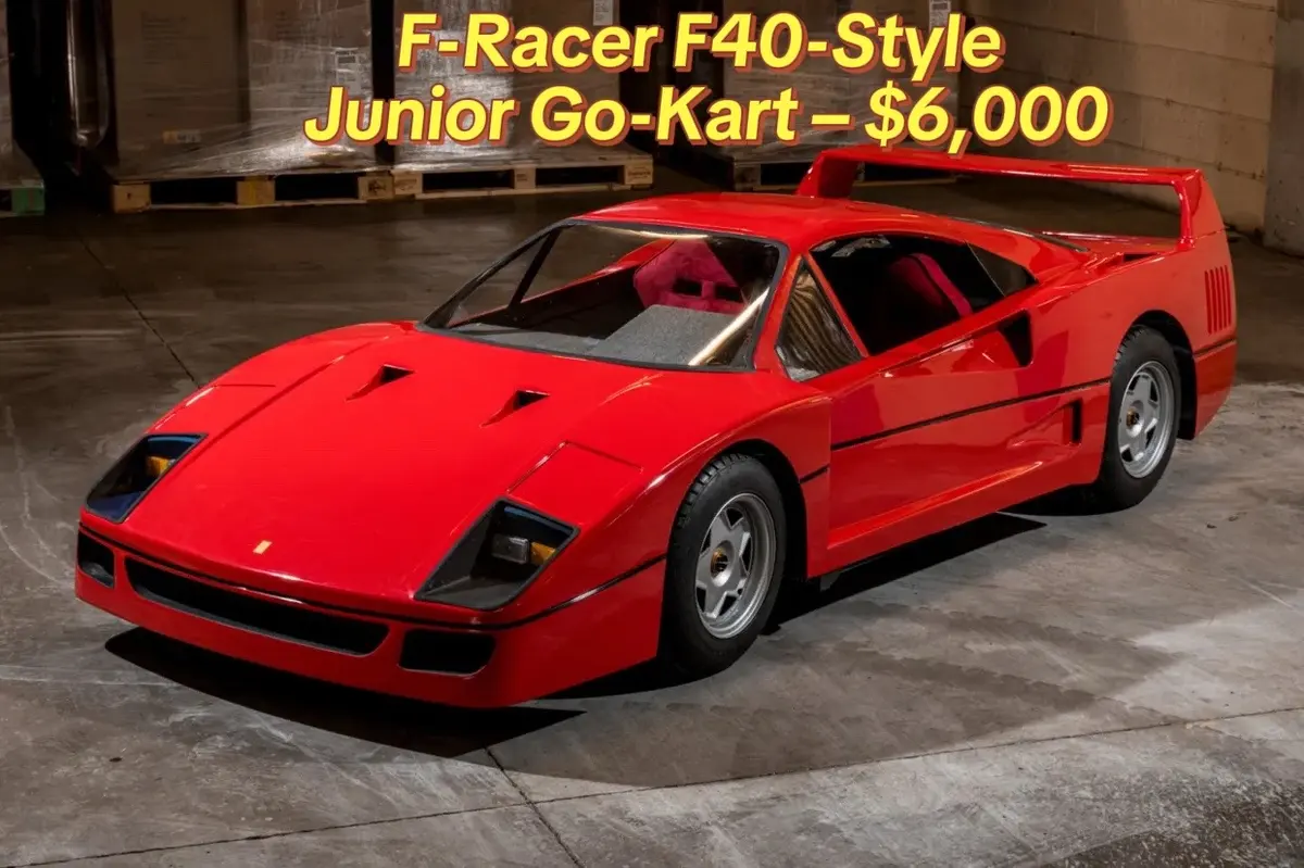 Ferrari F40-Style Junior Kart — 230cc