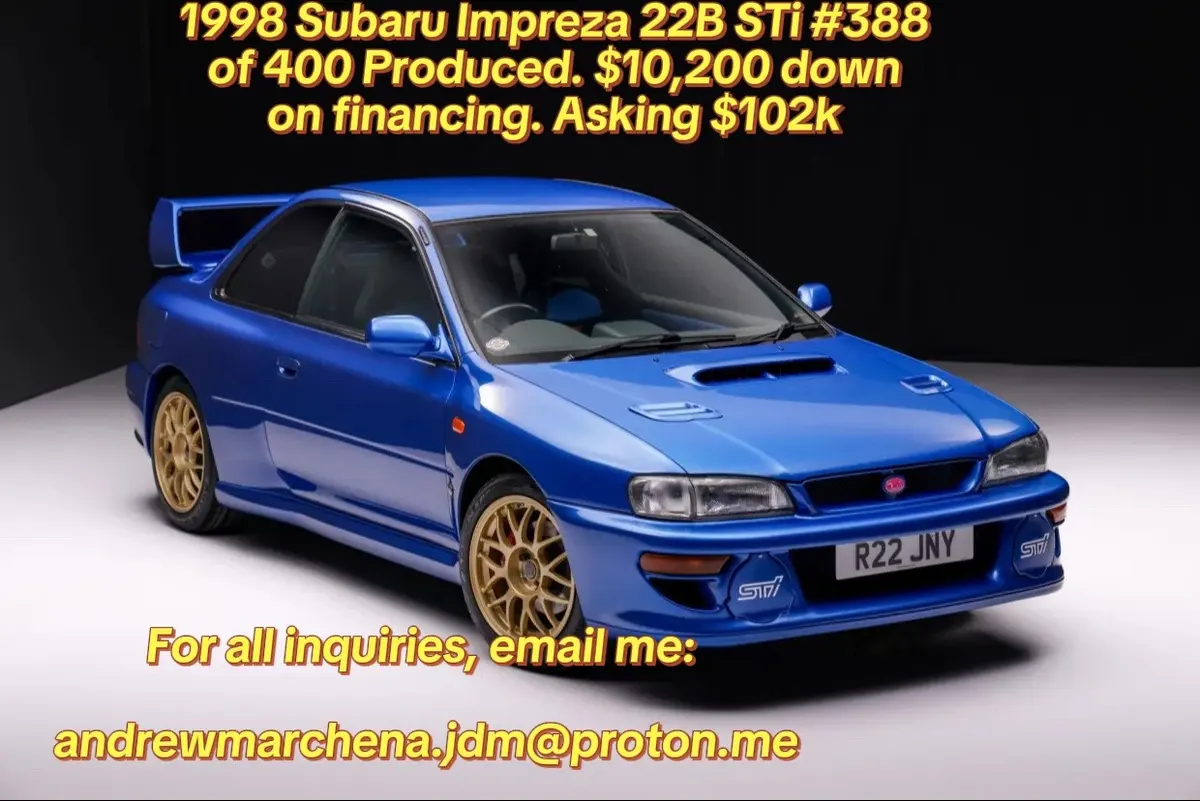 1998 Subaru Impreza 22B STi #388/400