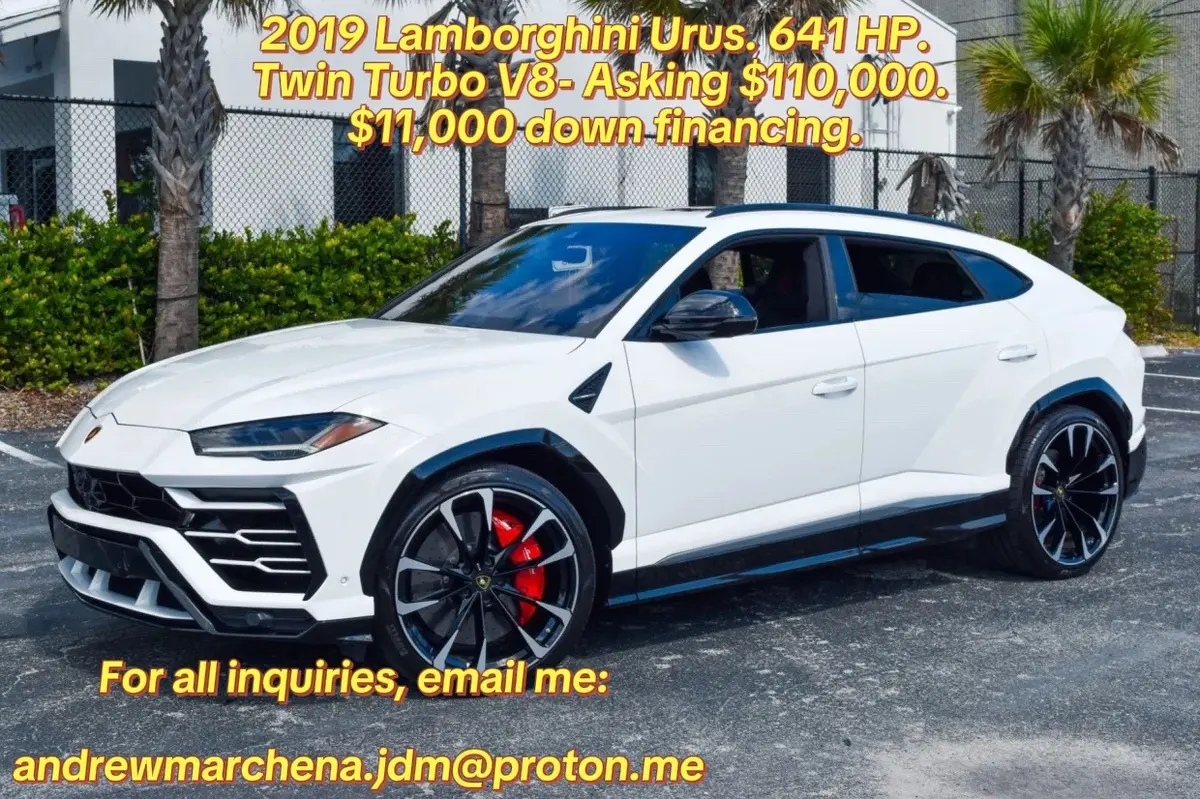 2019 Lamborghini Urus finished in White