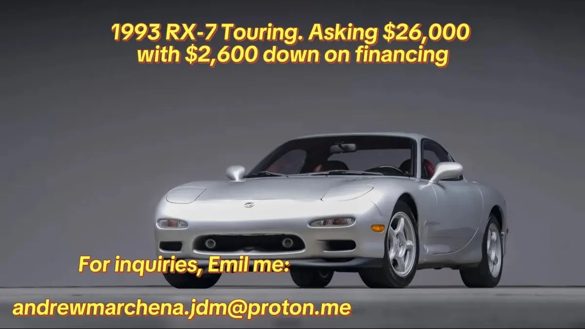 1993 Mazda RX-7 Touring finished