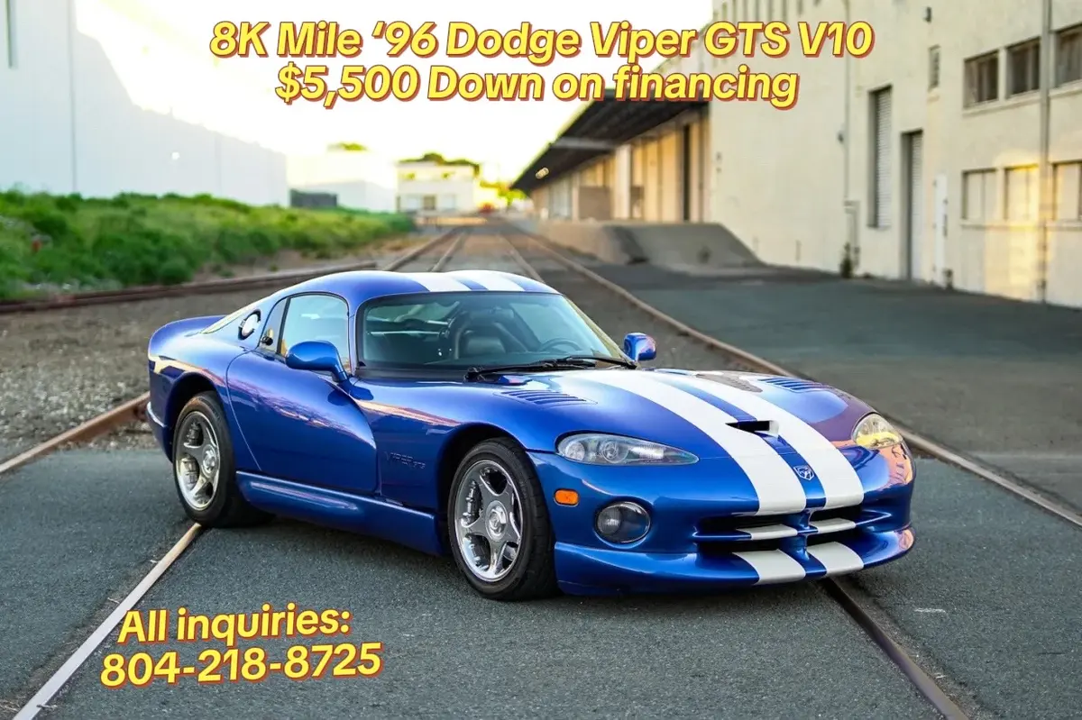 1996 Dodge Viper GTS — 8k Miles