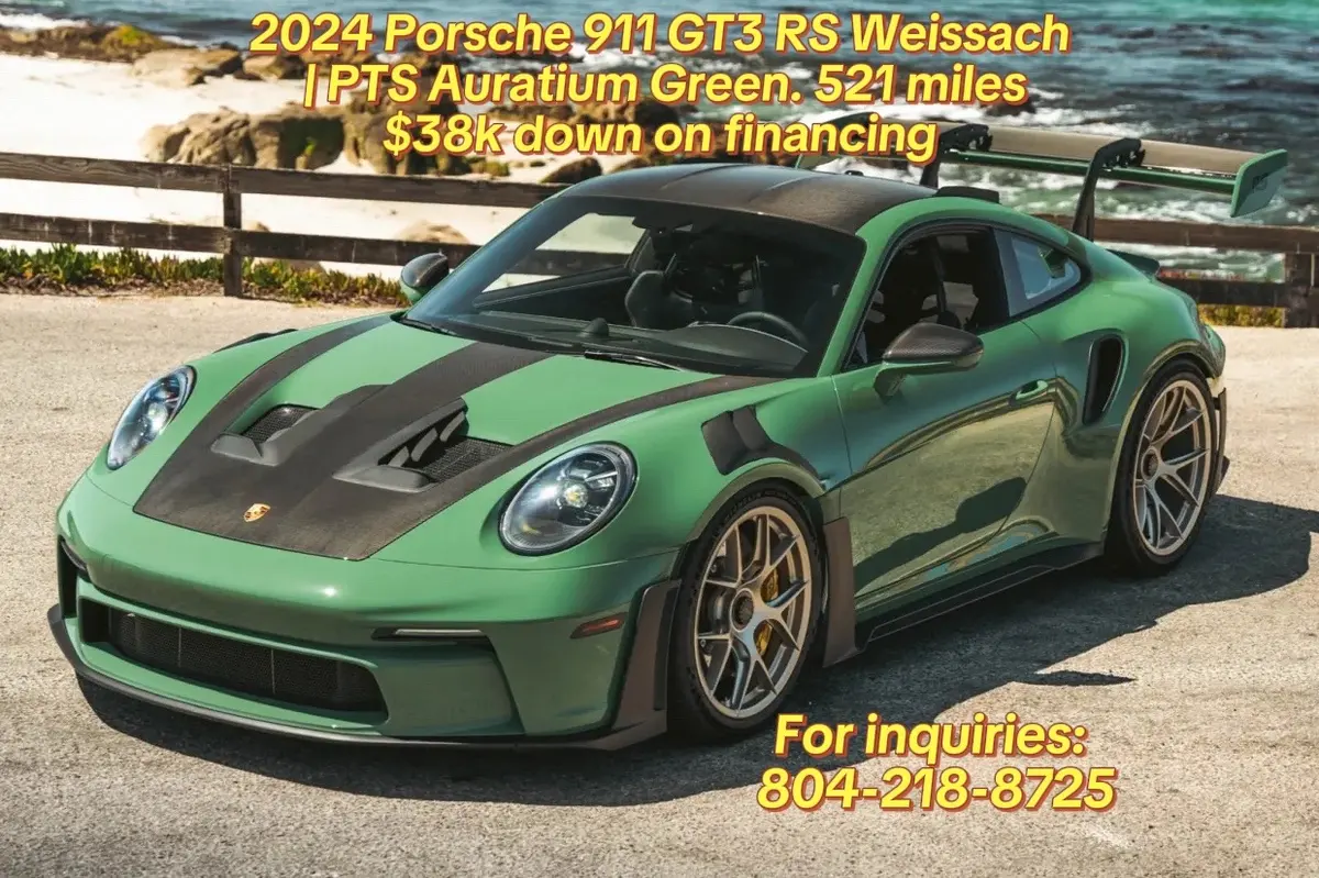 2024 Porsche 911 GT3 RS Weissach — PTS Auratium Green