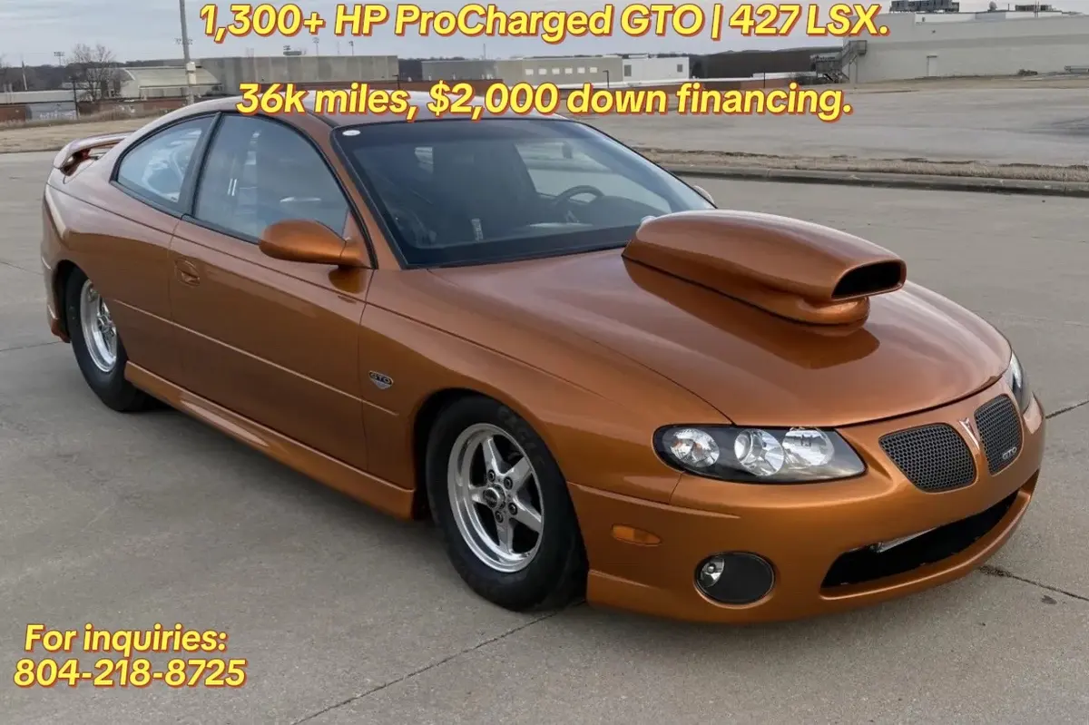 2006 Pontiac GTO Drag Car — 1,336 HP