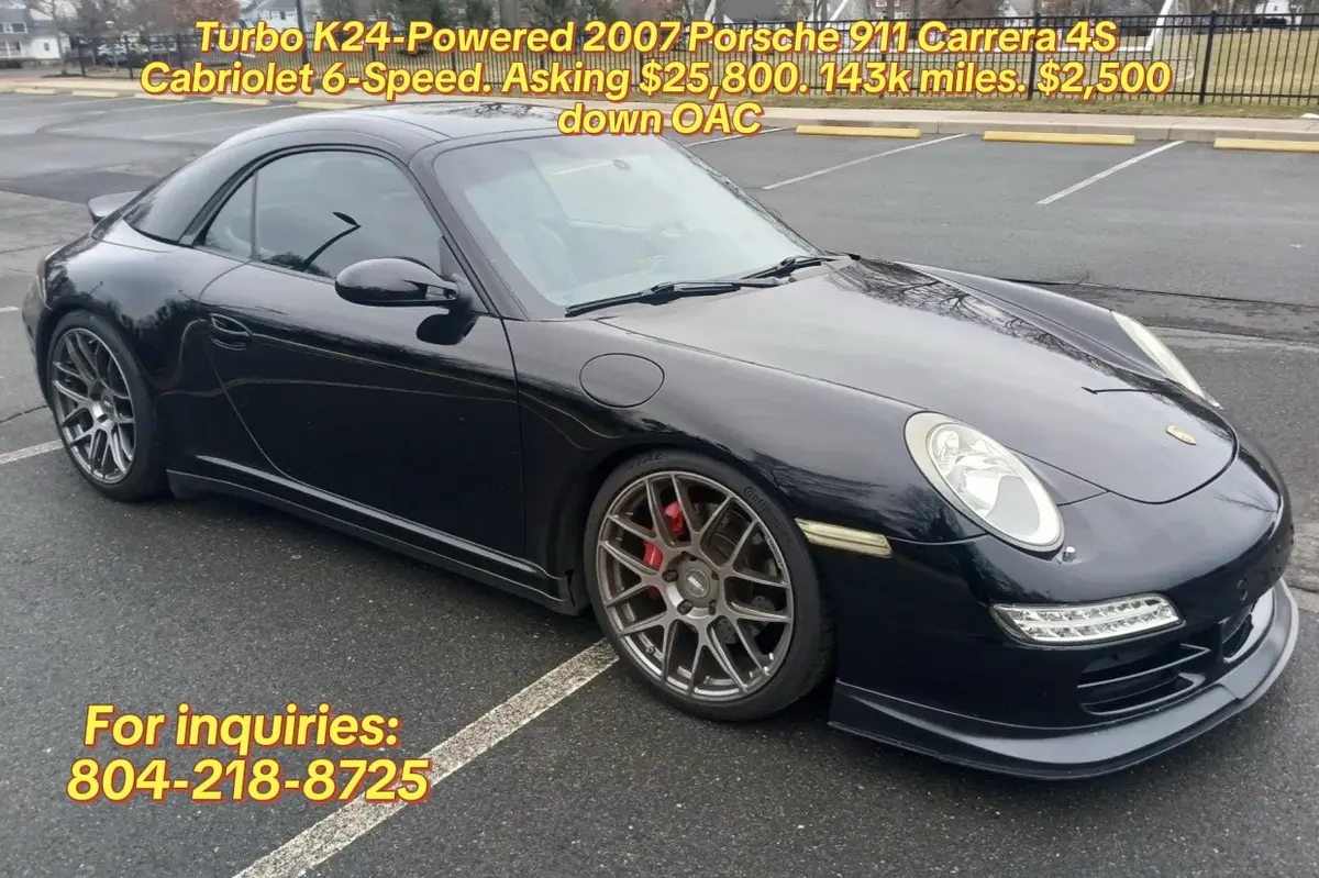 2007 Porsche 911 C4S Cabriolet — K24 Turbo Swap