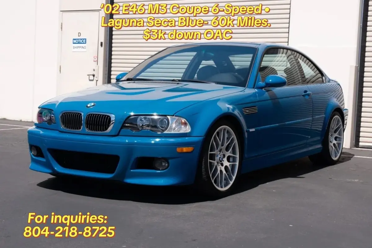 2002 BMW M3 — Laguna Seca Blue