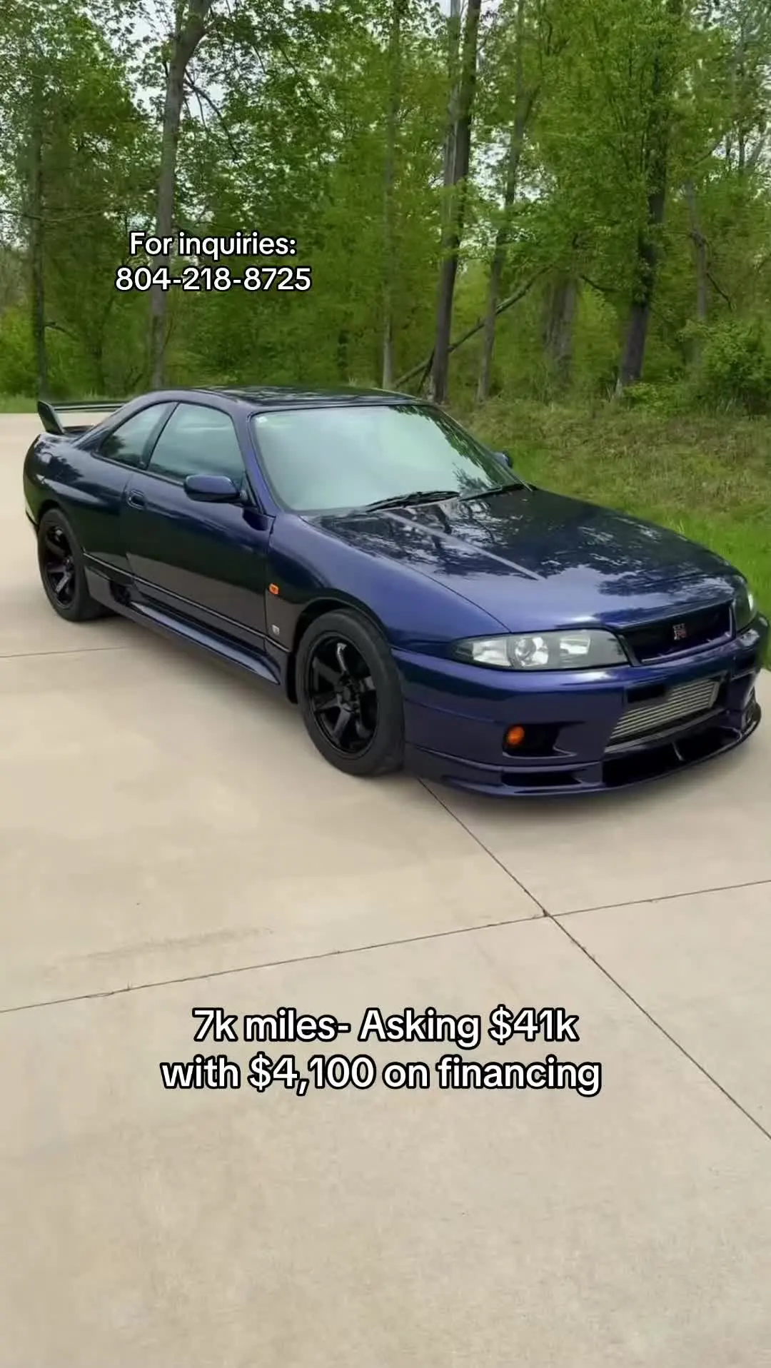 1995 Nissan Skyline GT-R V-Spec — Deep Marine Blue