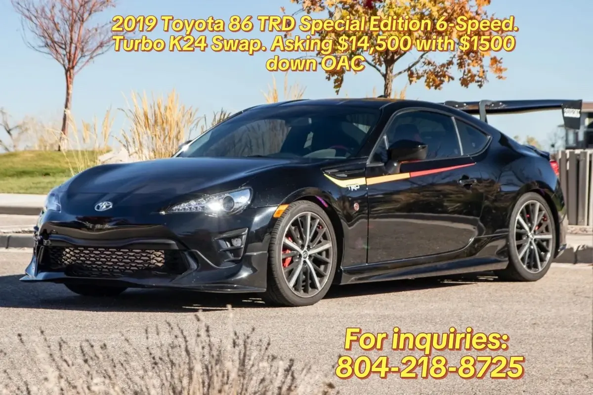 2019 Toyota 86 TRD Special Edition — Turbo K24