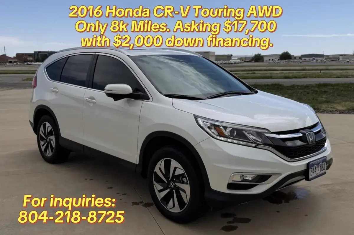 2016 Honda CR-V Touring — 8k Miles