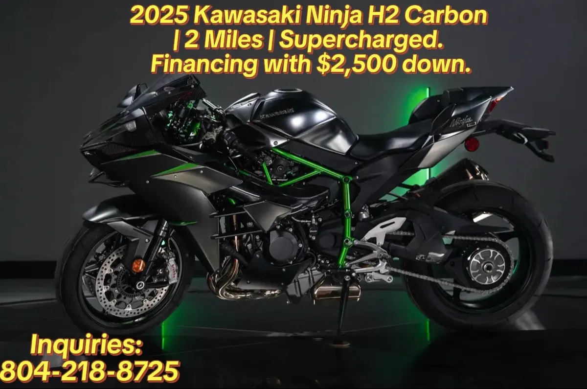 2025 Kawasaki Ninja H2 Carbon — 2 Miles