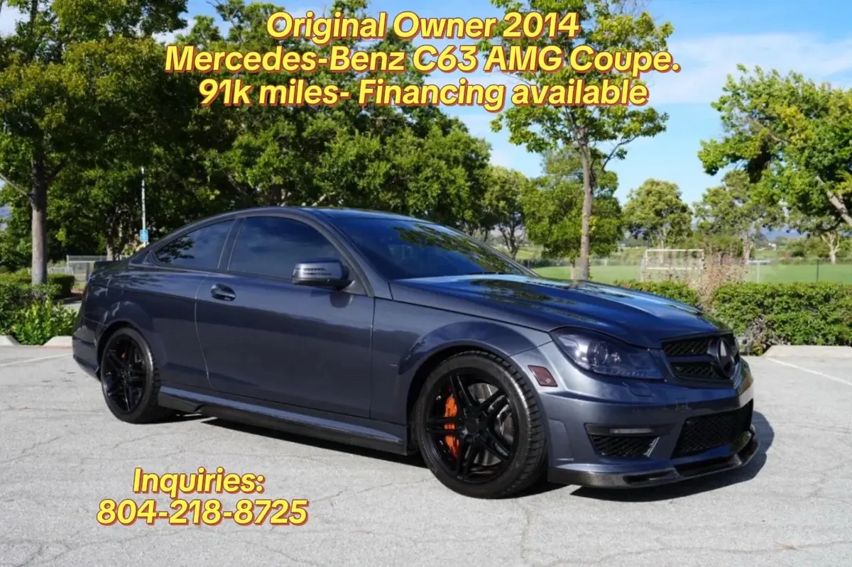 2014 Mercedes-Benz C63 AMG Coupe — One Owner