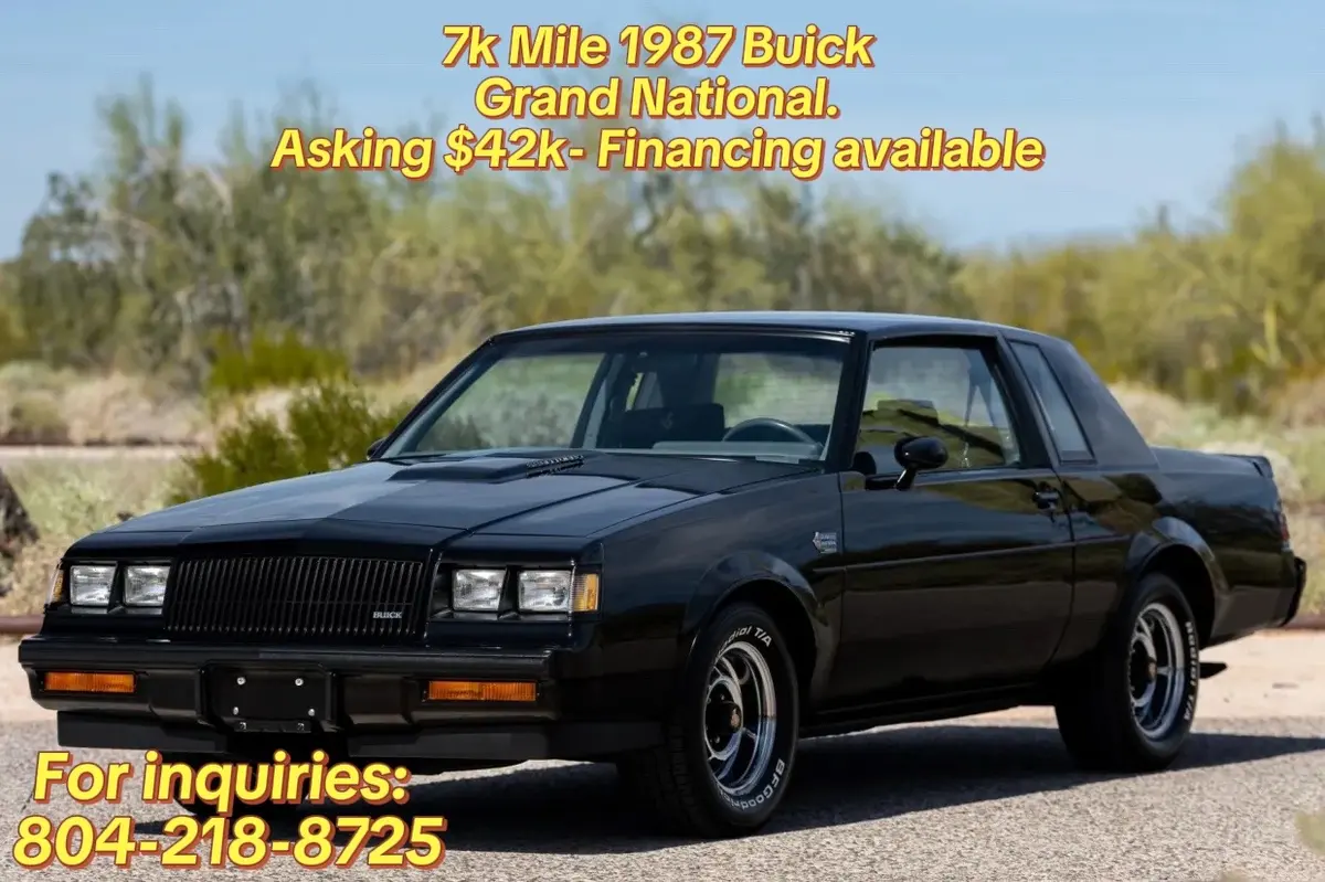 1987 Buick Grand National — 7k Miles
