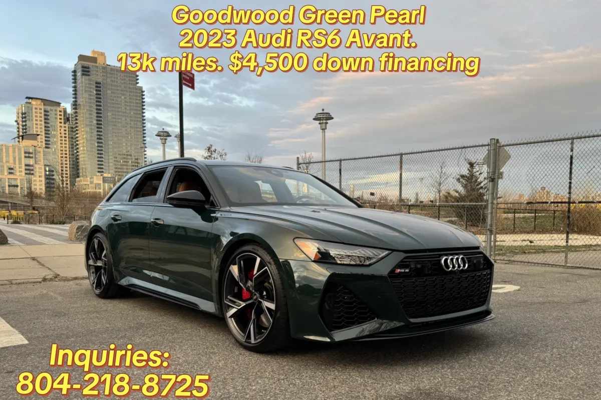 2023 Audi RS6 Avant — Goodwood Green