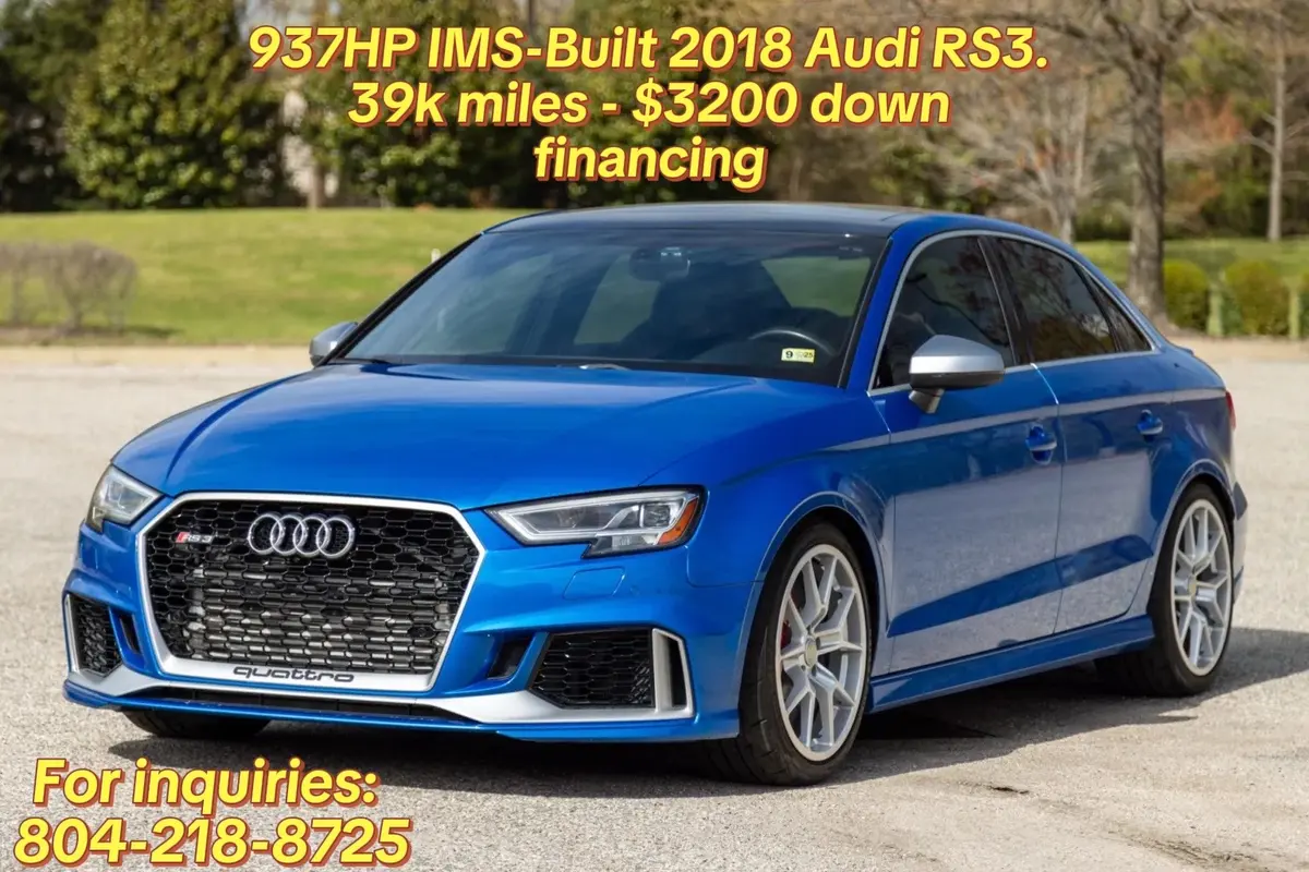 2018 Audi RS3 — 937 HP Iroz Build