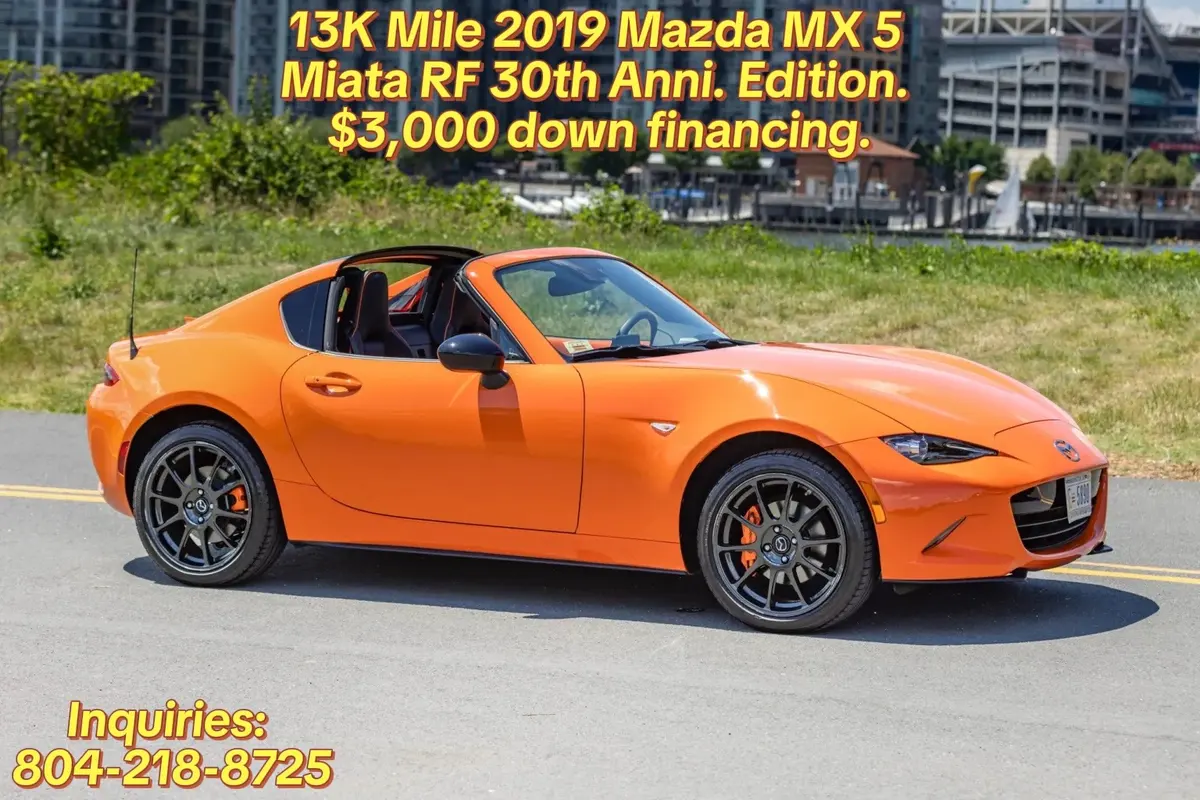 2019 Mazda MX-5 RF 30th Anniversary — 1 of 3,000