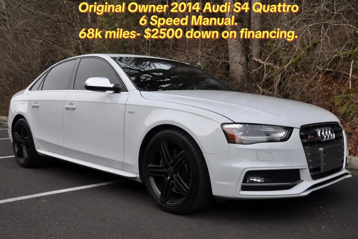 2014 Audi S4 6-Speed — Original Owner