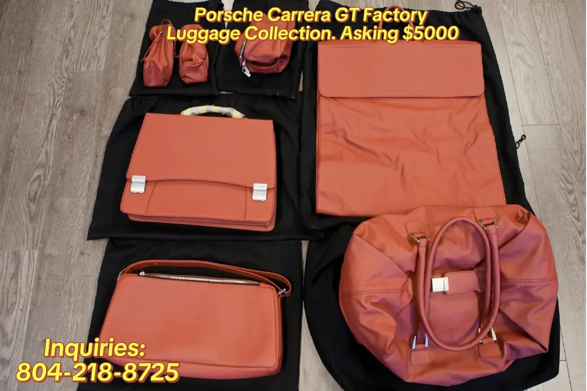 Porsche Carrera GT Factory Luggage Collection