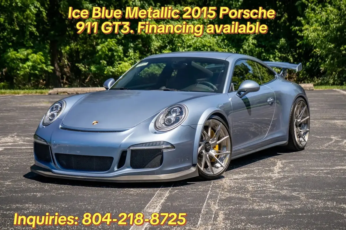 2015 Porsche 911 GT3 A rare