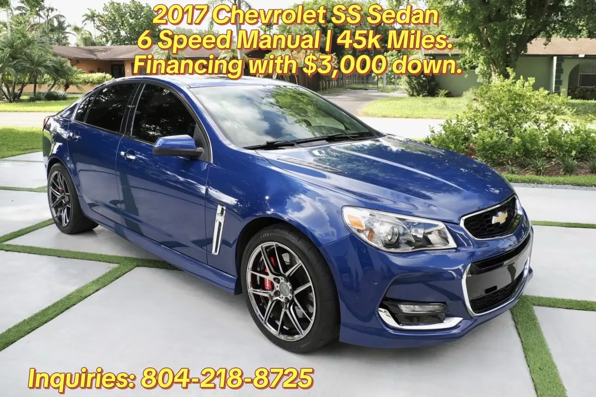 2017 Chevrolet SS Sedan 6 Speed