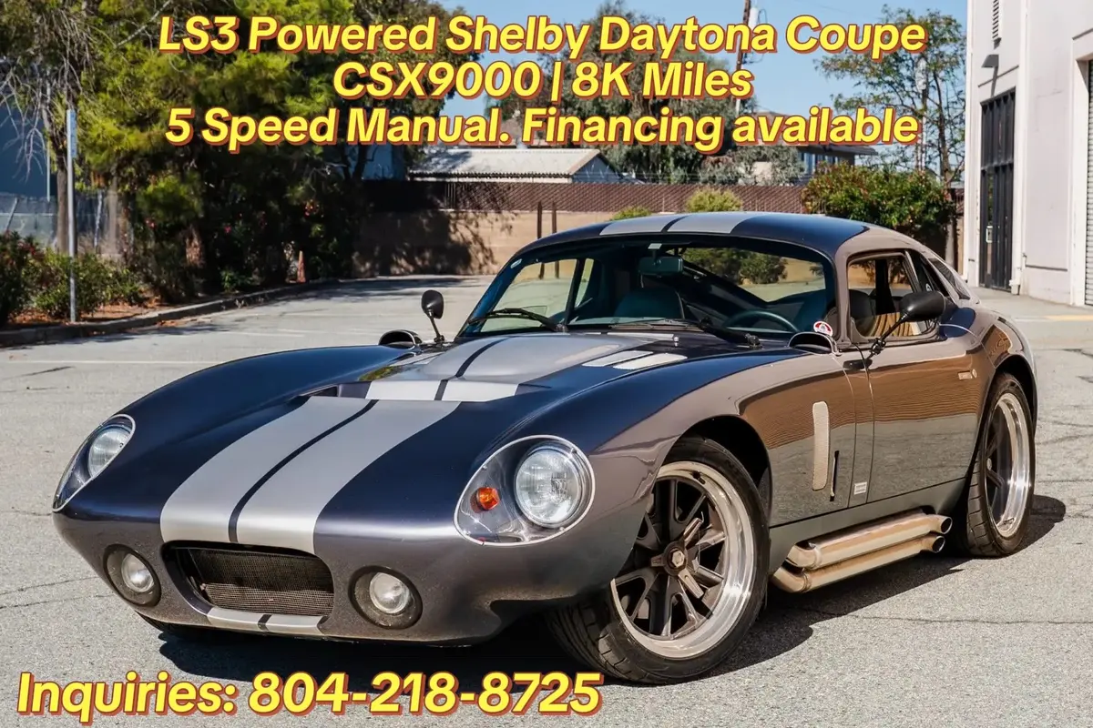 LS3 Powered Shelby Daytona Coupe CSX9000 8K Mile — photo 1