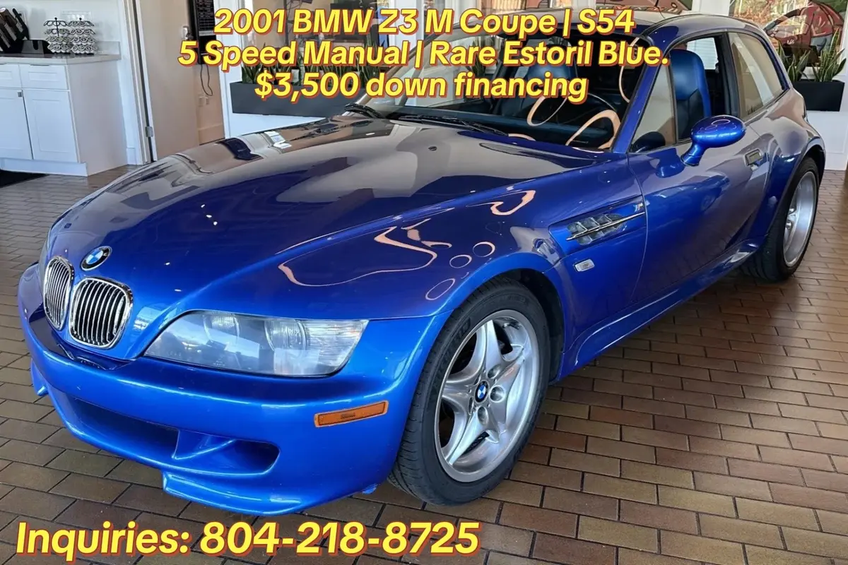 2001 BMW Z3 M Coupe — photo 1