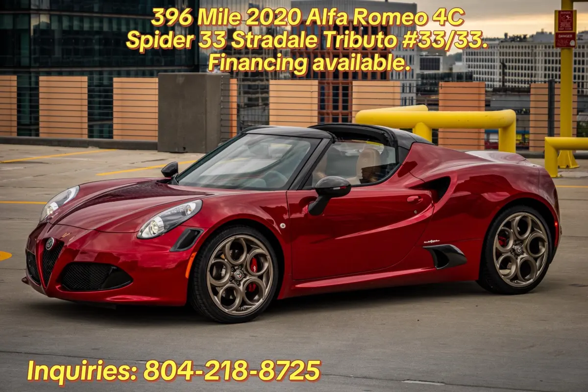 396 Mile 2020 Alfa Romeo 4C Spider 33 Stradale Tributo 33/33
