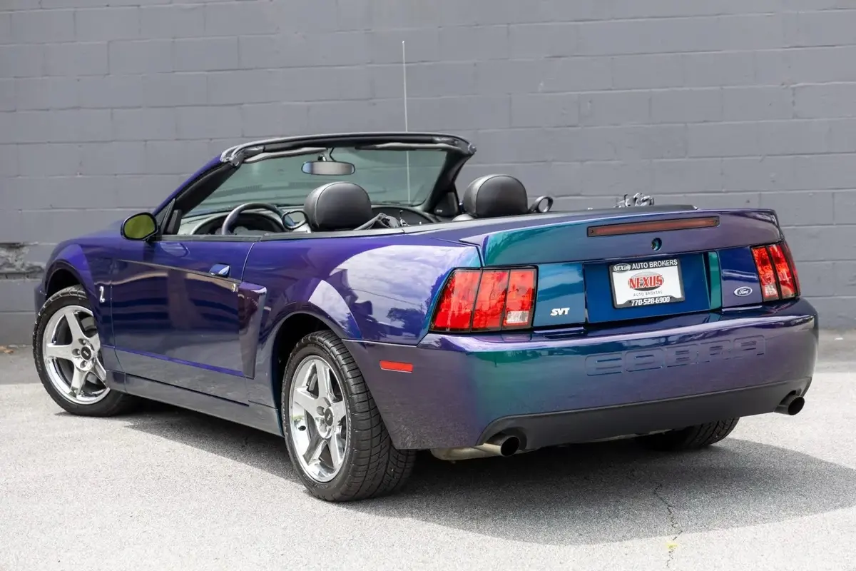 1,900 Mile 2004 Ford Mustang SVT Cobra Mystichrome Convertible — photo 2