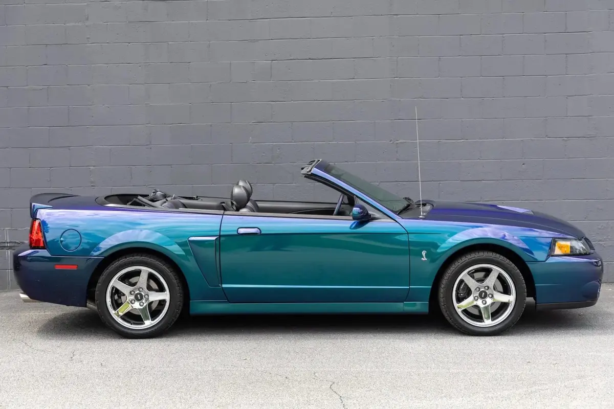 1,900 Mile 2004 Ford Mustang SVT Cobra Mystichrome Convertible — photo 3