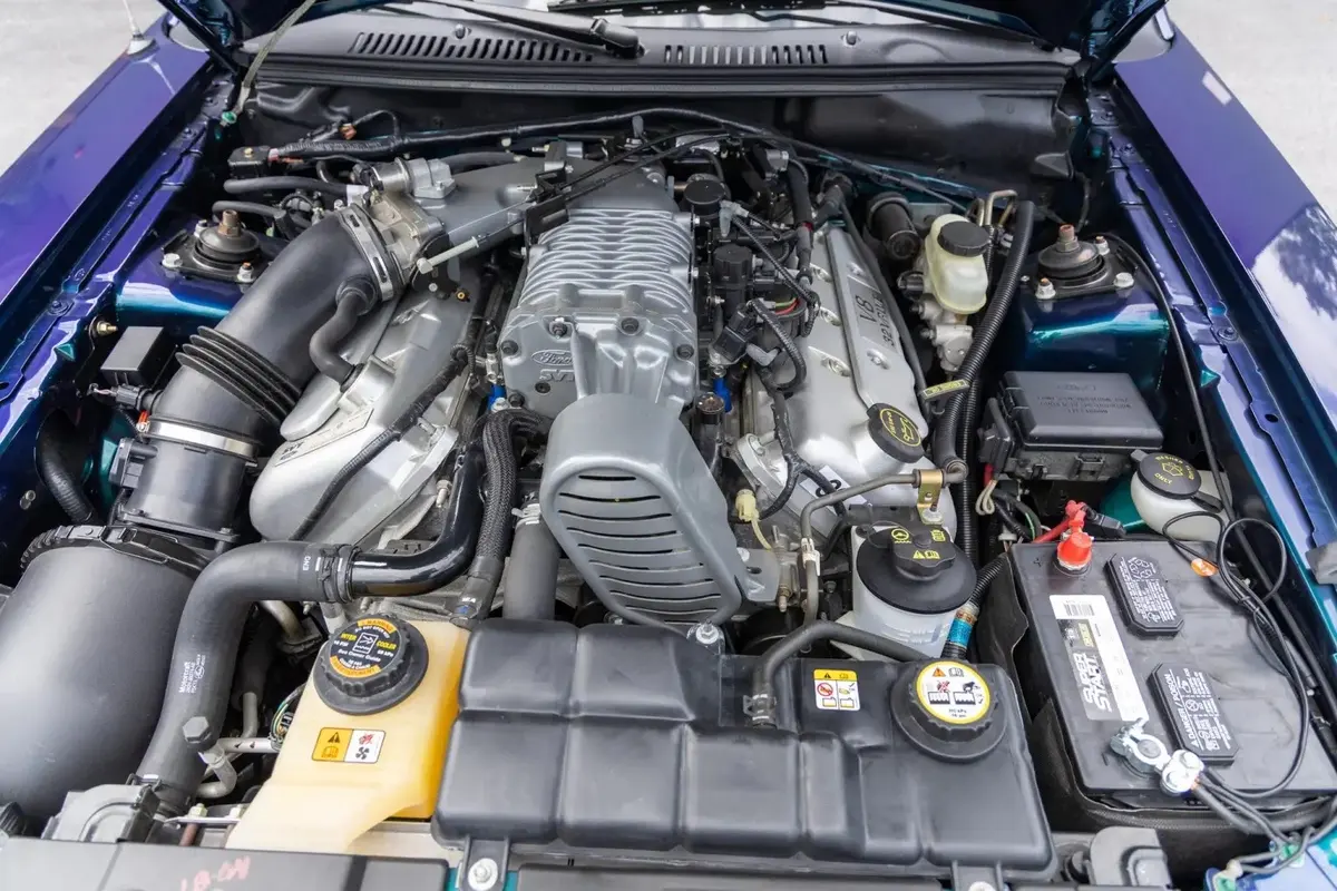 1,900 Mile 2004 Ford Mustang SVT Cobra Mystichrome Convertible — photo 6