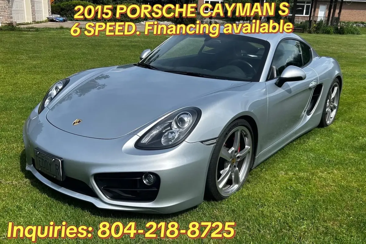 2015 PORSCHE CAYMAN S 6 SPEED