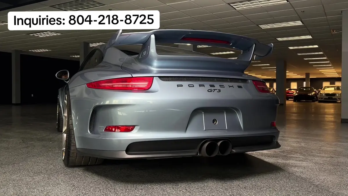 PAINT TO SAMPLE ICE BLUE METALLIC 2015 PORSCHE 911 GT3