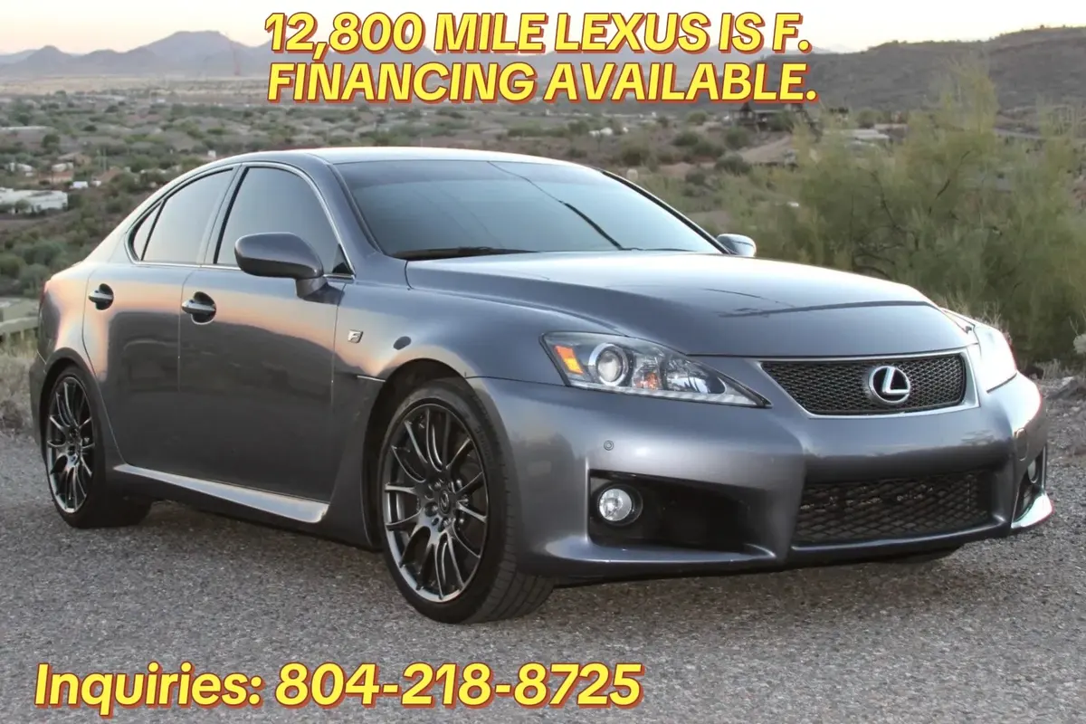 12,800 MILE LEXUS IS F